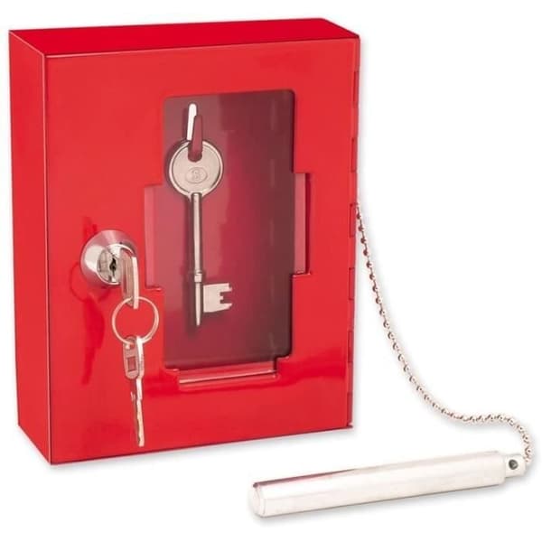 Emergency Key Box - STERLING - EB01 - Broken Glass Hammer - Röd