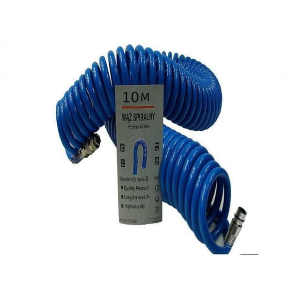Blå pneumatikslang 5x8 mm längd 10 m
