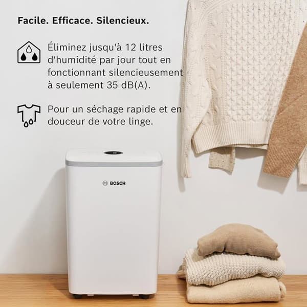 Déshumidifier Bosch Home Comfort Dry 2000 55 m³ vit