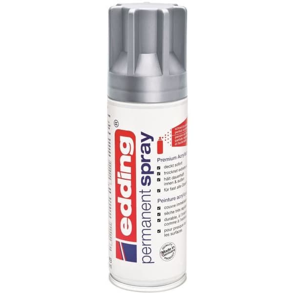 Akrylspray - EDDING - E5200 - 200 ml - Silver - 5,3 x 5,3 x 18,3 cm