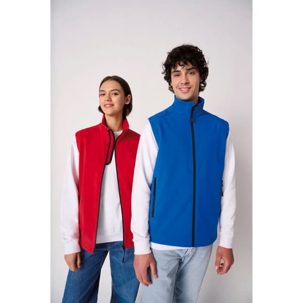 Väst utan ärmar softshell 2 lager iDeal Basic Ny - ideal röd