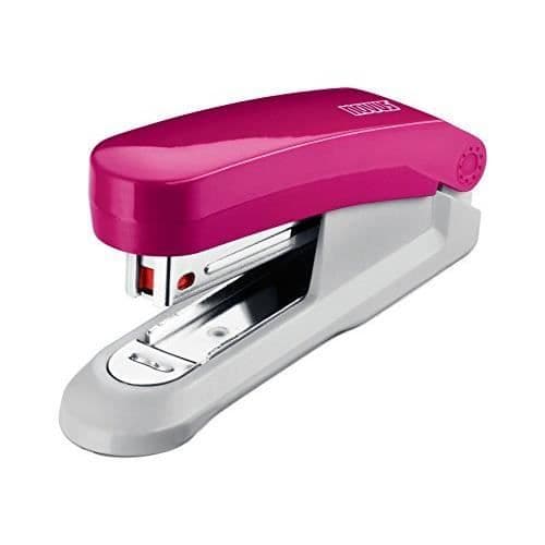 Set med 2 häftklamrar med hålslag E 15/E 210 rosa - Novus - Evolution Collection