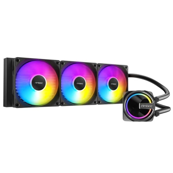 Vätskekylare för processor - Antec - 360 mm - 3 PWM ARGB-fläktar - Kopparbas