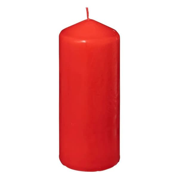 Set med 4 "Advent" ljus 505g Röd