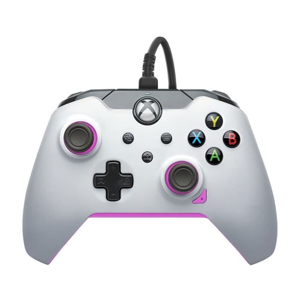Spelkontroll - PDP - Trådad - Xbox och PC - Vit och rosa - Modell 0708056069032