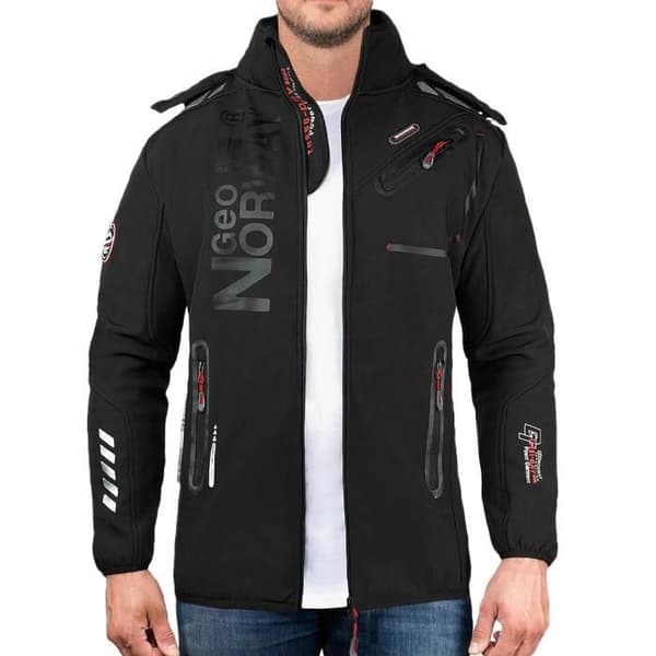 Parka Softshell Svart Herr Geographical Norway GN-ROYAUTE