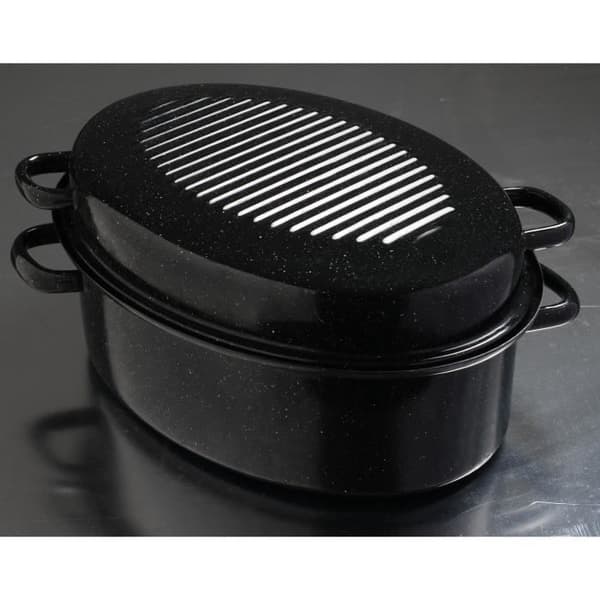 KOCHSTAR Daubière slim 34 cm svart emalj