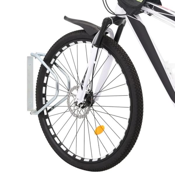 Väggmonterad cykelstöd 2 st galvaniserat stål
