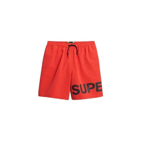 Superdry Herr Badkläder Röd Mönster Polyester