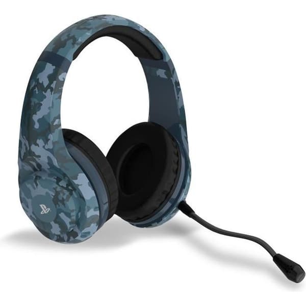 Spelheadset - 4Gamers - PRO4-70 - Kabelanslutet - Midnight Camo - Integrerad mikrofon