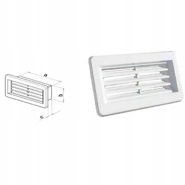 Platt rör VENT. 110x55/ 0,5 m 02-412
