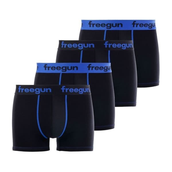 Freegun Boxers för Herr - Svart (Pack med 4)