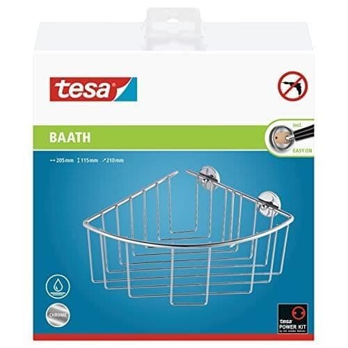 Förvaringskorg - TESA - BAATH PLUS - Hörn - Extra djup - Krom