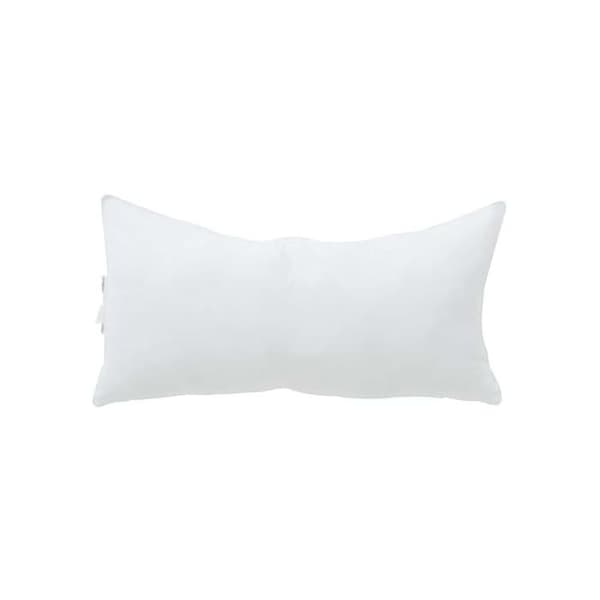 Modern kudde i bomull och polyester - vidaXL - 40x80 cm - Vit - Polyesterfyllning - Mycket mjuk