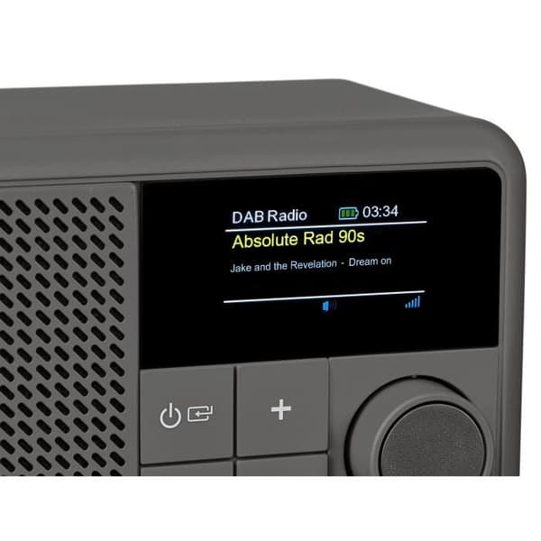 Mini Radio - MEDION - DAB/FM - Mono 2W RMS - Grå
