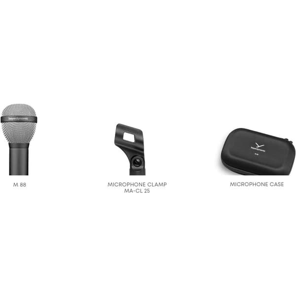 Beyerdynamic M 88 dynamisk mikrofon - Klassisk, hög känslighet