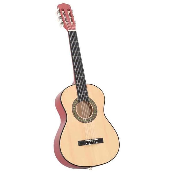 vidaXL klassisk gitarrset nybörjare och barn 8st 3/4 36"
