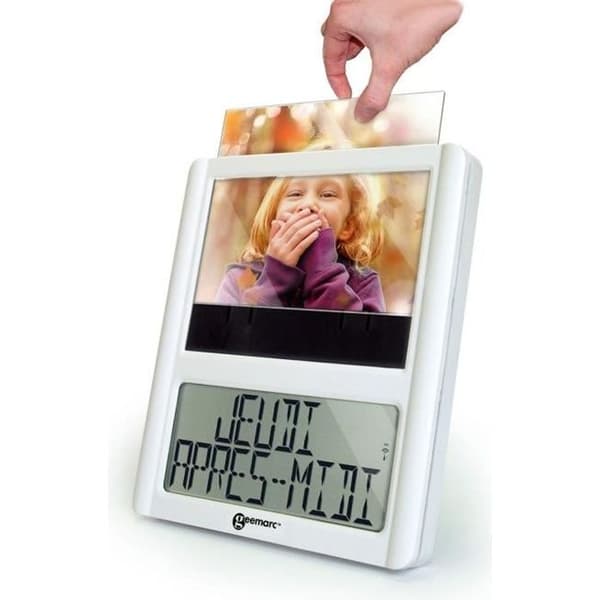 GEEMARC Digital klocka med fotrahus VISO 5