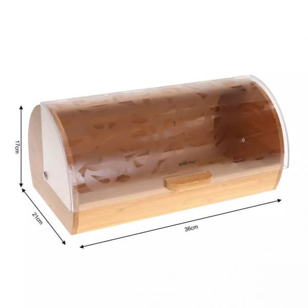 Brödbox - KINGHOFF - KH-3615 - Bambu - Akryl - 36x21x17 cm