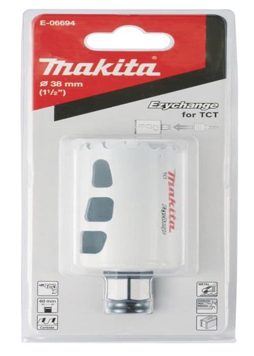 Borrkrona - Makita - E-06694 - TCT 38mm - EZYCHANGE - Universell