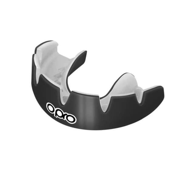 Opro Custom Fit Braces tandskydd svart/vit