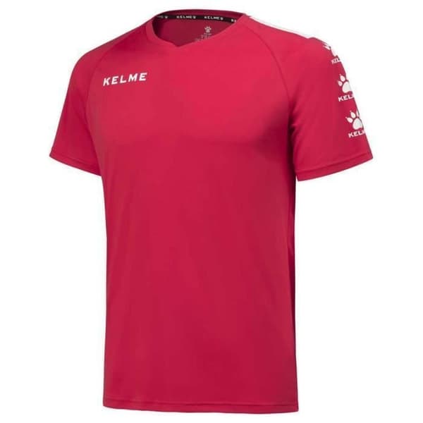 T-shirt KELME Lynx - Röd/Vit - 100% Polyester