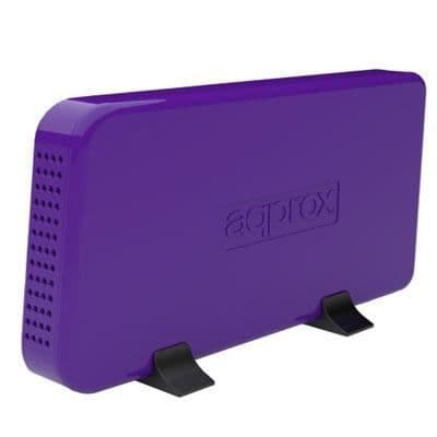 Extern låda - Approx - Apphdd07p - Lila - Usb 2.0 - 3,5 tum
