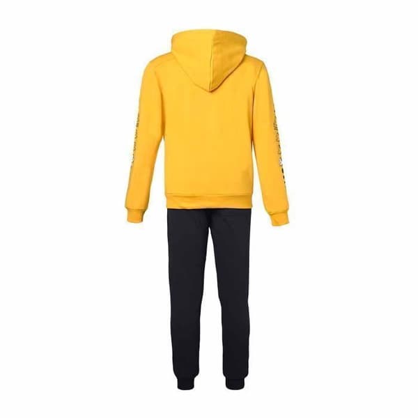 Ensemble - KAPPA - Logotyp - Gul - Borstad fleece - 95% bomull/5% elastan