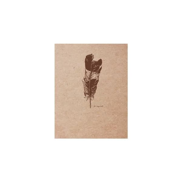Flying Spirit Stitched Notebook A6 Ivory100p Kraft