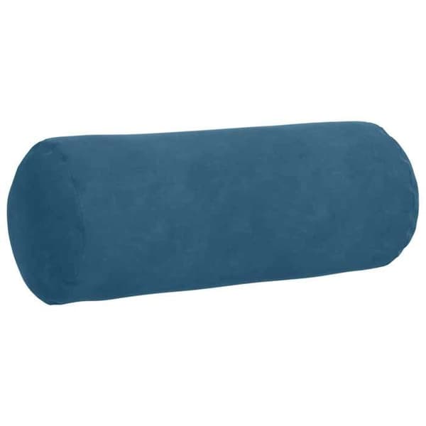 vidaXL Accentkuddar 2 st Blå Ø 15 x 40 cm 42014284