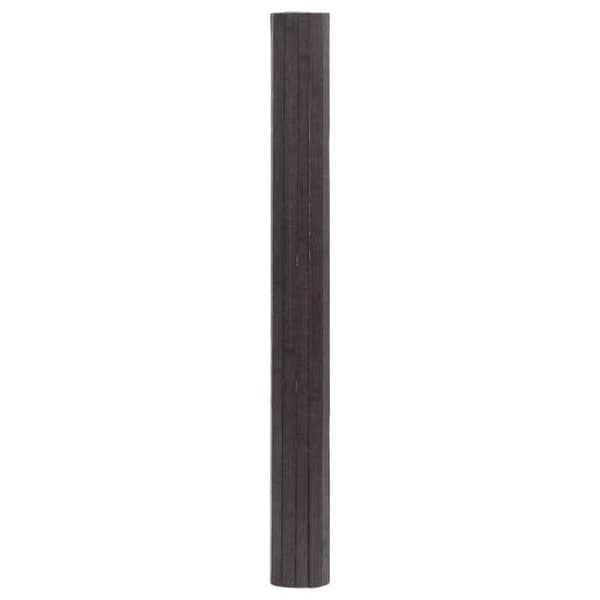 vidaXL Mörkbrun rektangulär matta 70x400 cm bambu, vardagsrumsmatta, rektangulär matta, modern matta, matta av 376761