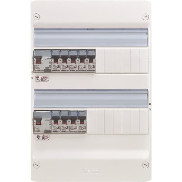 LEGRAND Essentiel förkopplad elektrisk panel special för T3-hus