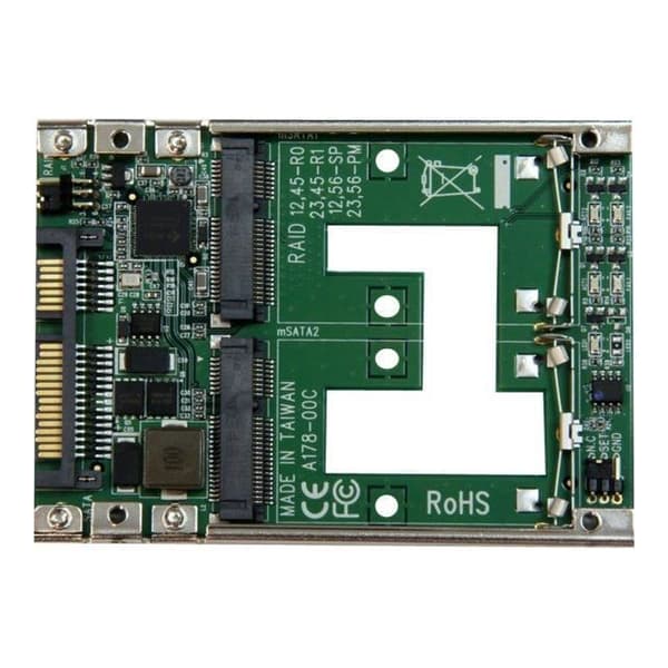 RAID-adapter för 2 mSATA till 2,5" SATA SSD-enheter - STARTECH