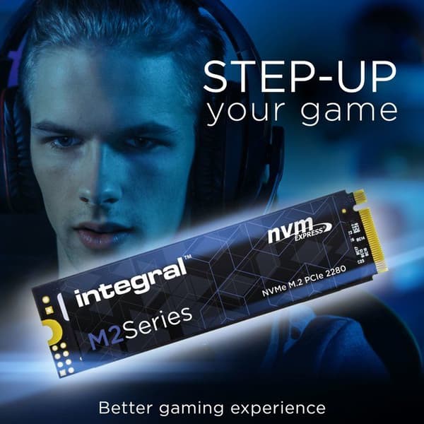 INTEGRAL - M.2 2280 NVMe PCIe Gen3 x4 - Intern SSD - 250 Go - M.2 2280