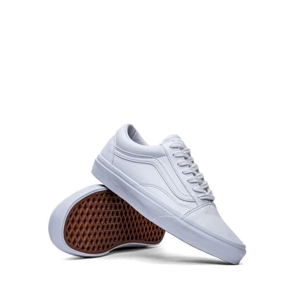 Vans Herr Old Skool Classic Tumble Sneakers, Vit
