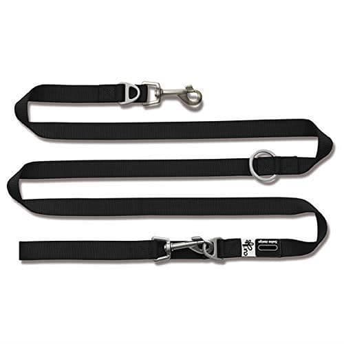 Curli - Justerbart nylonhalsband Svart