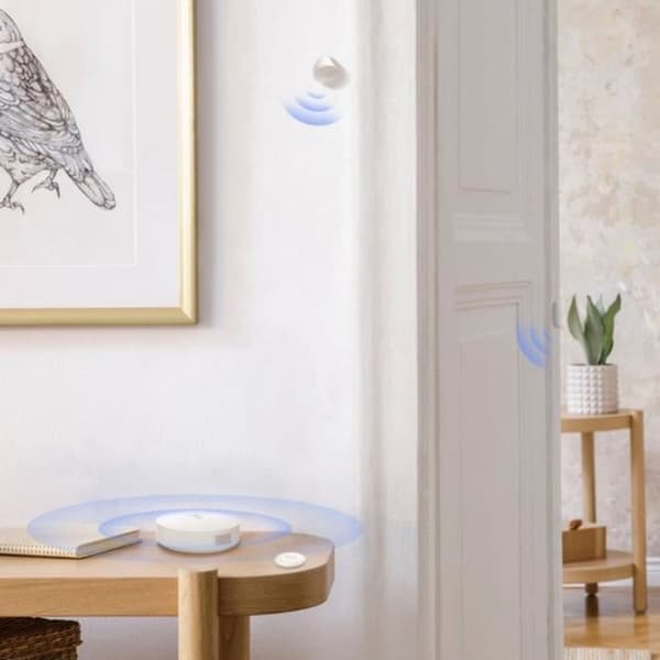 Larmsats - EZVIZ - Hemsensor - 1 Hub A3 + 2 detektorer + 1 smartknapp