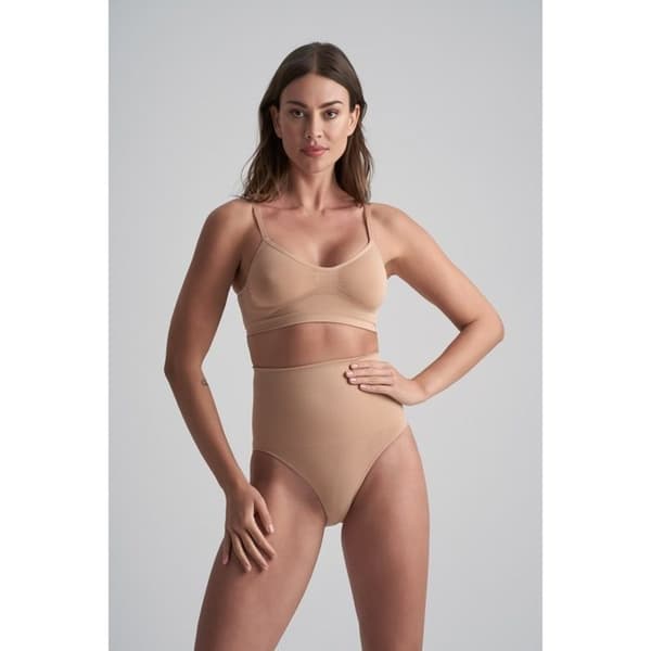 Sömlös bh för kvinnor Bye Bra - beige