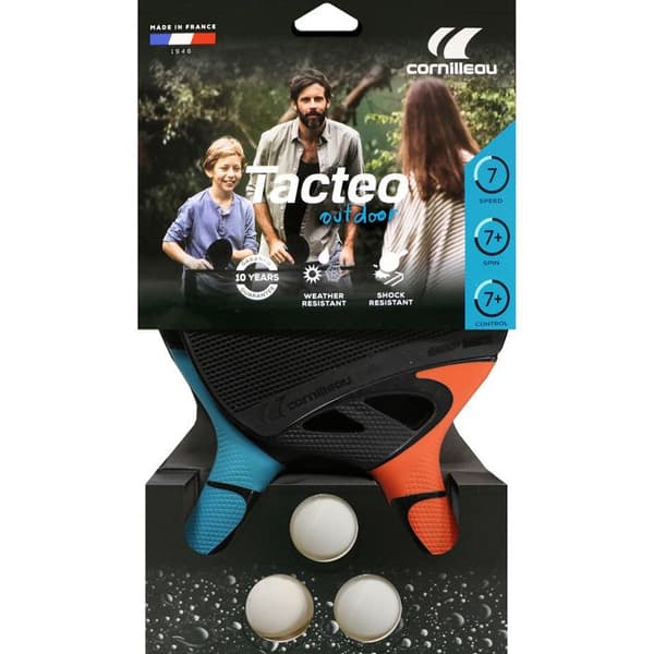Cornilleau Tacteo Pack Duo 2 racketar och 3 bollar