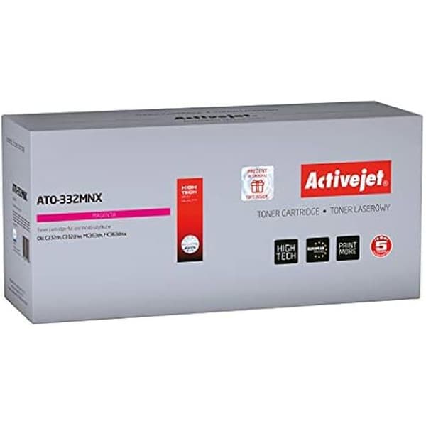 ActiveJet ATO-332MNX Toner för Oki 46508710 - Magenta - 3500 sidor