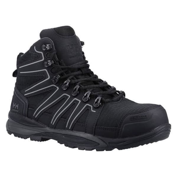 Helly Hansen Arbetskläder Manchester Mid S3 Polyester Svart/Grå