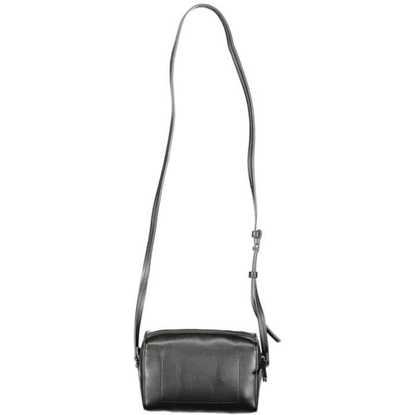 Svart polyesterhandväska Calvin Klein
