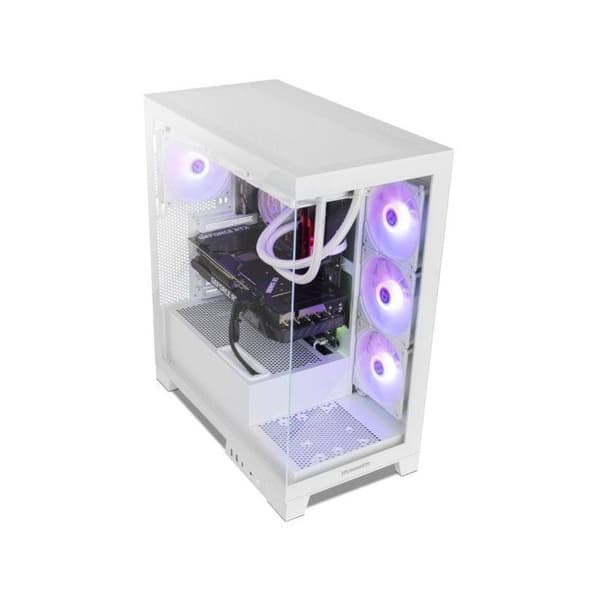 NOX Hummer GLOCK ARGB Semitorre ATX Templatglas USB-C Vit
