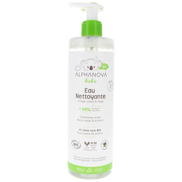 Alphanova Bebis Rengöringsvatten Ekologisk 400 ml