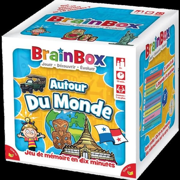 Ambiance-spelet Asmodee BrainBox Res jorden runt