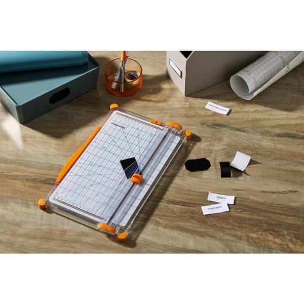 Massicot Fiskars SureCut A4 Stor Kapacitet Vit/Orange