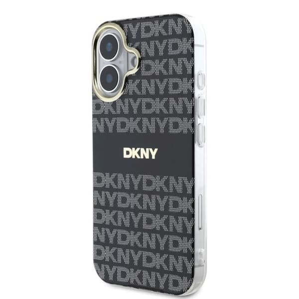 Coque - DKNY - iPhone 16 - TPU Flexibel - Randig Mönster - Kompatibel med MagSafe