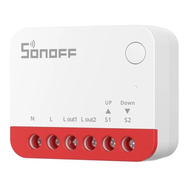 Intelligent Relä för Rullgardiner Sonoff Zigbee MINI-ZBRBS Vit