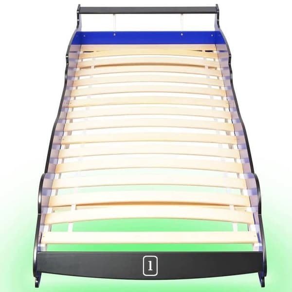 Lit bilracing för barn - VIDAXL - LED - 90 x 200 cm - Blå