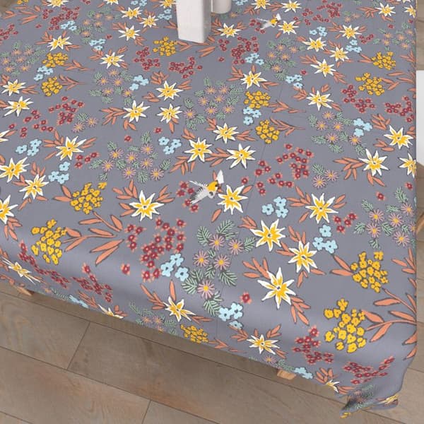 Rektangulär anti-fläcktryckt duk 140x200 cm ARTEMIS, av Soleil d'Ocre